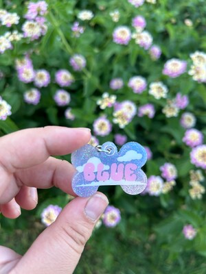 Cotton Candy Clouds Dog Tag - image2